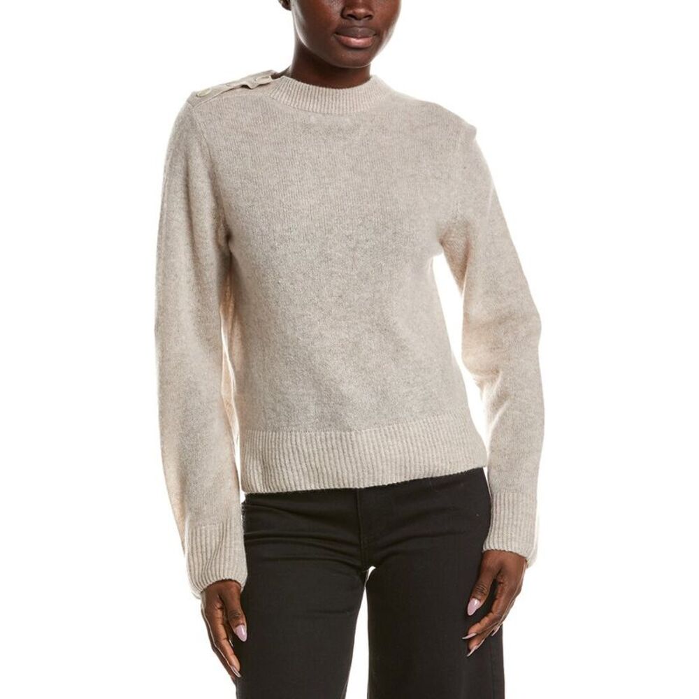 Naadam Womens 100% Cashmere Crewneck Sweater, Brown